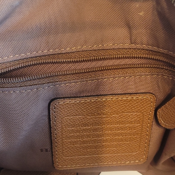 Coach Brown Leather Handbag - Picture 4 of 12